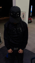 Hoodie BOSS Terciopelo Negro