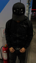 Hoodie Tommy Hilfiger Full Zip Negro