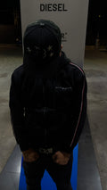 Tommy Hilfiger Full Zip Franja Negro